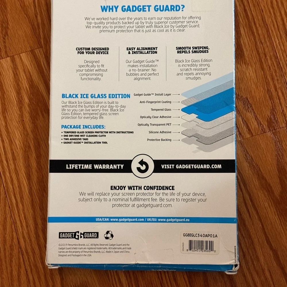 Black Ice Glass Edition Screen Protector for iPad